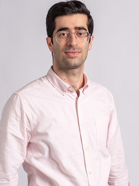 Portrait photograph of staff member, Siavash Soleimani Amiri